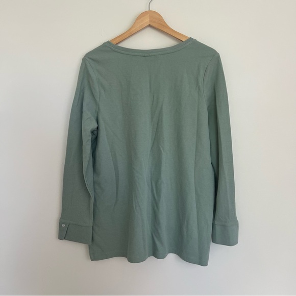J. Jill Sage Green Knit Tunic - Picture 4 of 7